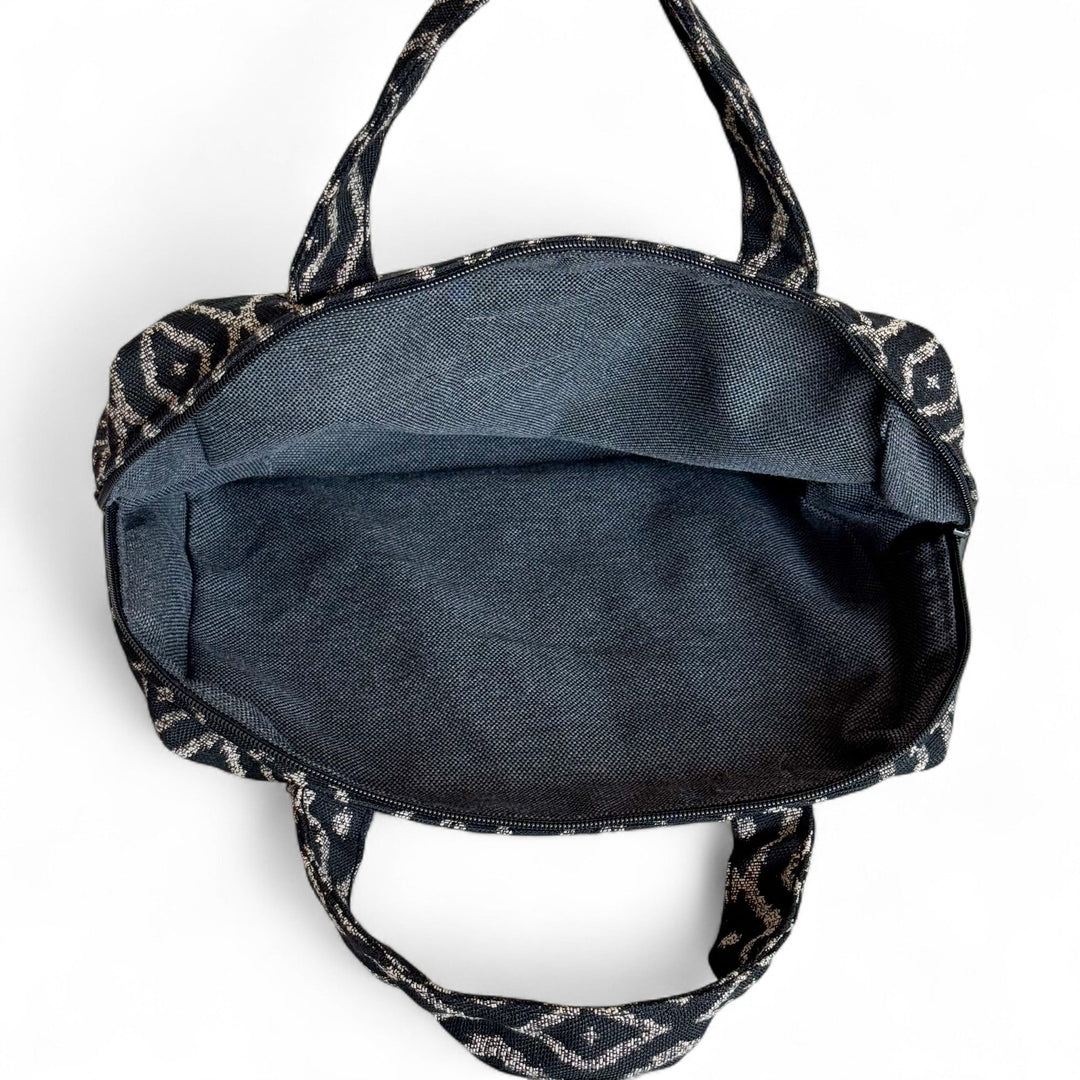 Trousse de toilette extra large avec poignées en onyx