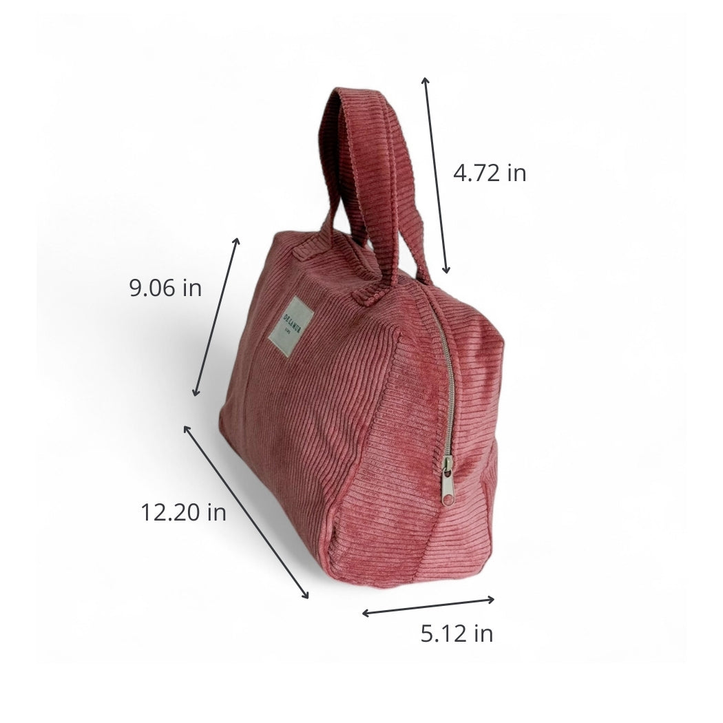 Extra Large Makeup Bag Coral