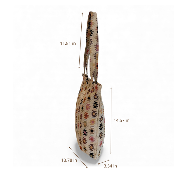Medium Zippered Bag Royal