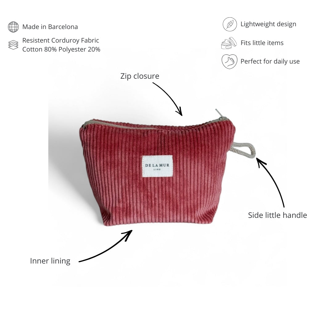 Trousse de toilette corail