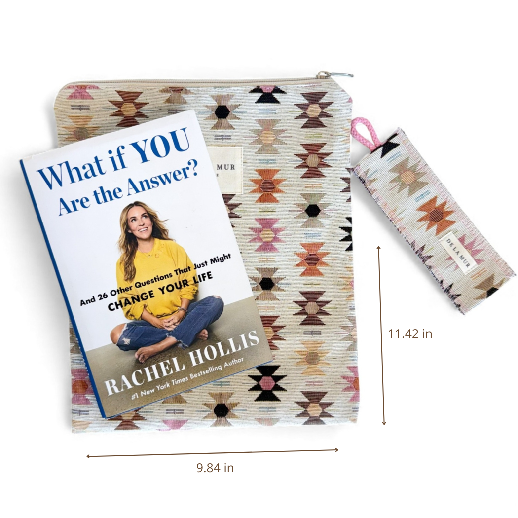 Book Cover With Matching Bookmark Royal