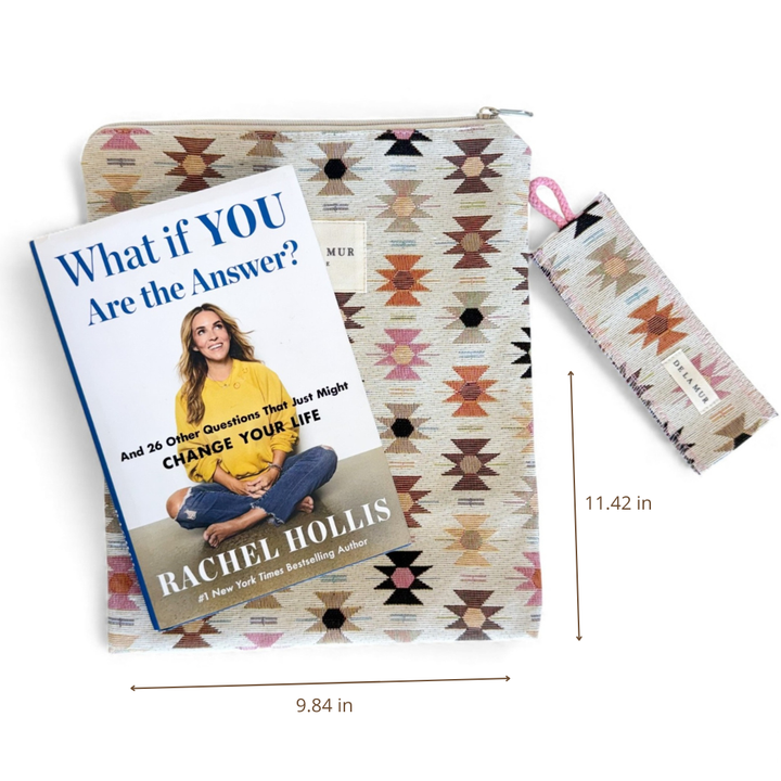 Book Cover With Matching Bookmark Royal