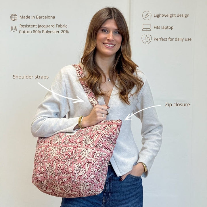 Large Zippered Bag Came