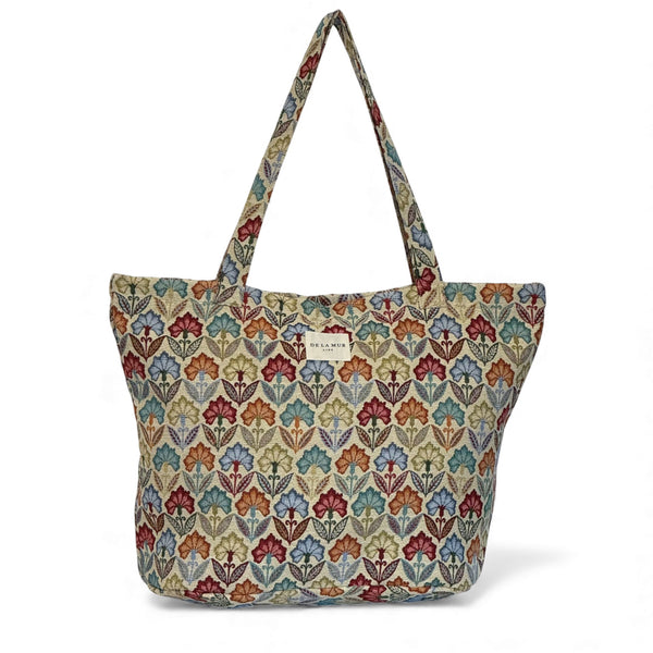 Large Zippered Bag Flora