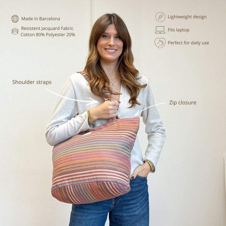 Large Zippered Bag Maria