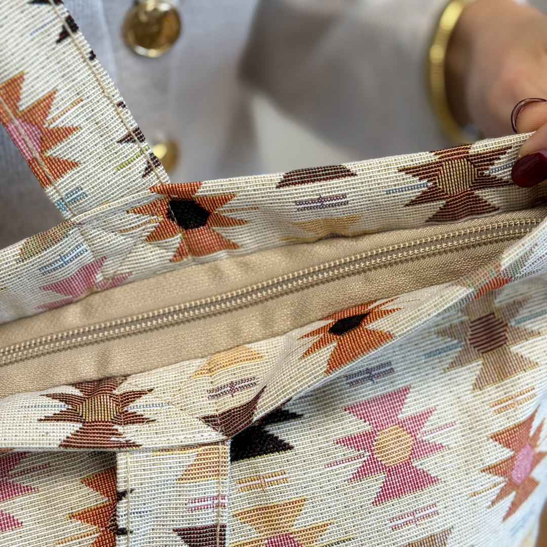 Large Zippered Bag Royal