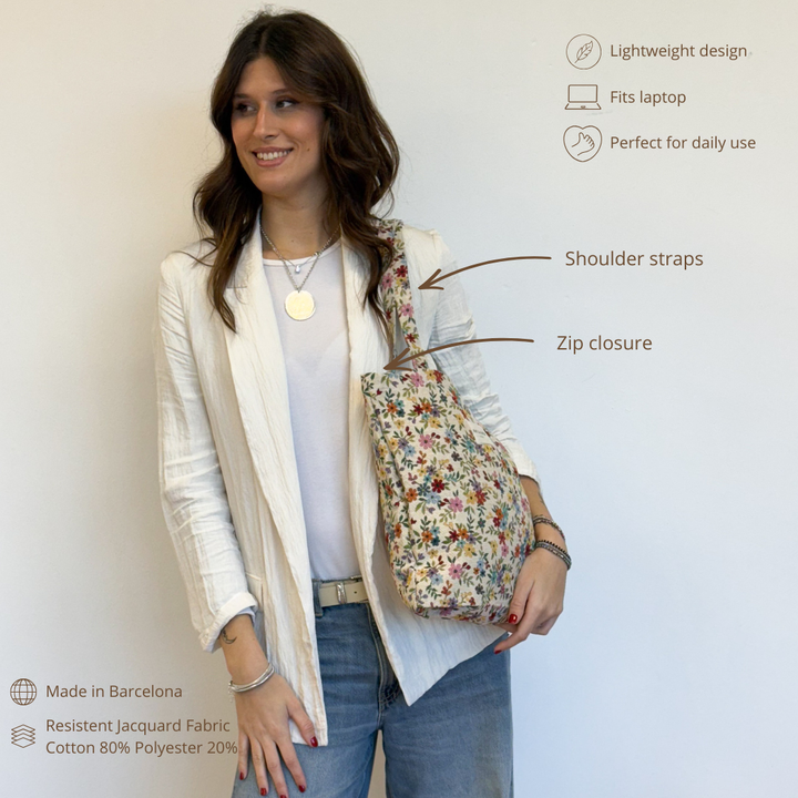 Medium Zippered Bag Blum