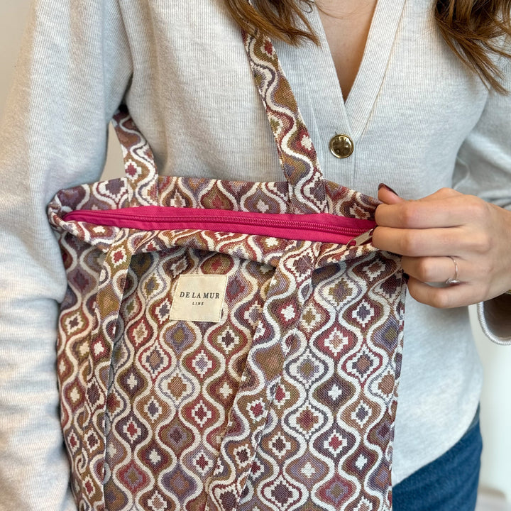 Medium Zippered Bag Onda