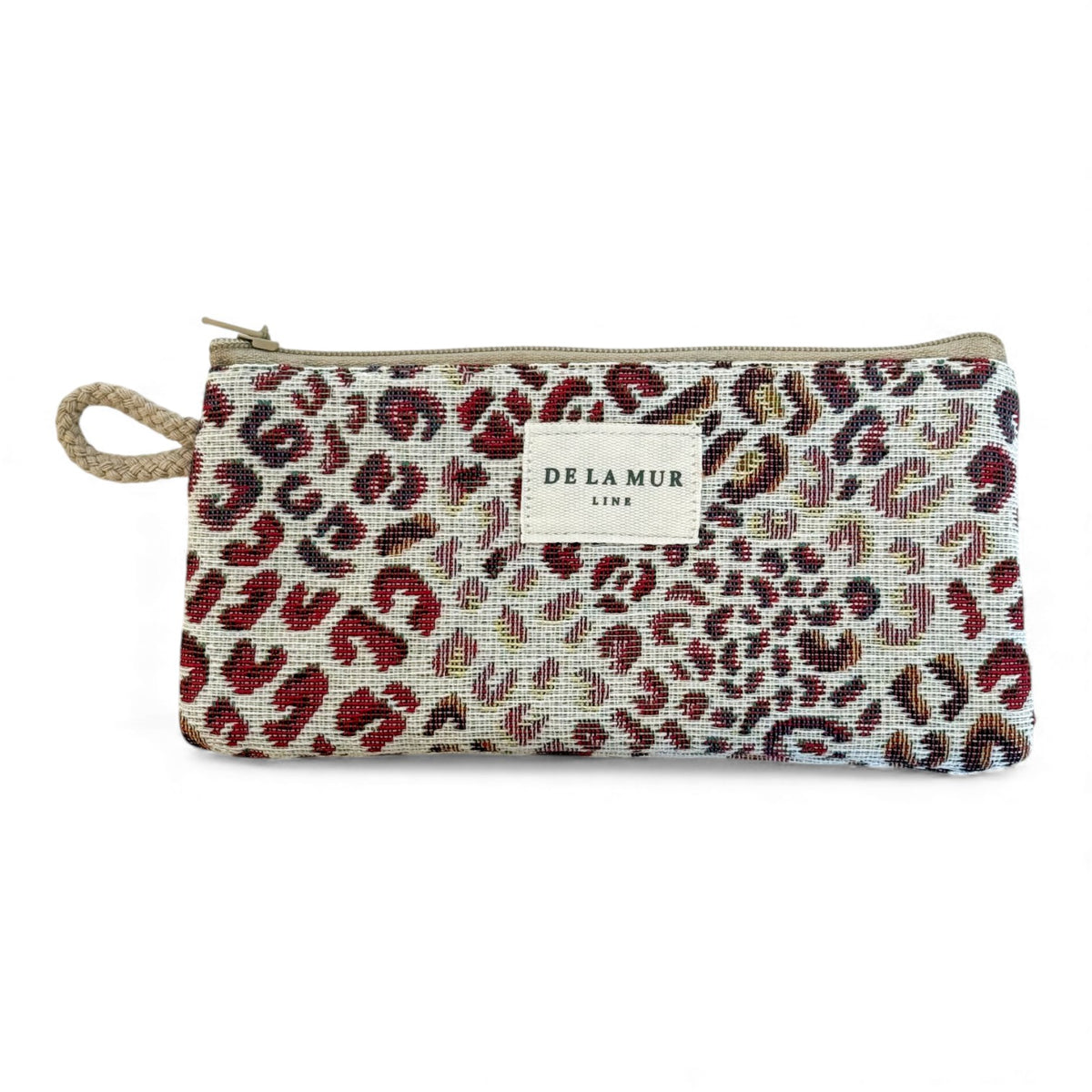 Jacquard Eyewear Case – Leopard Print (Talco)