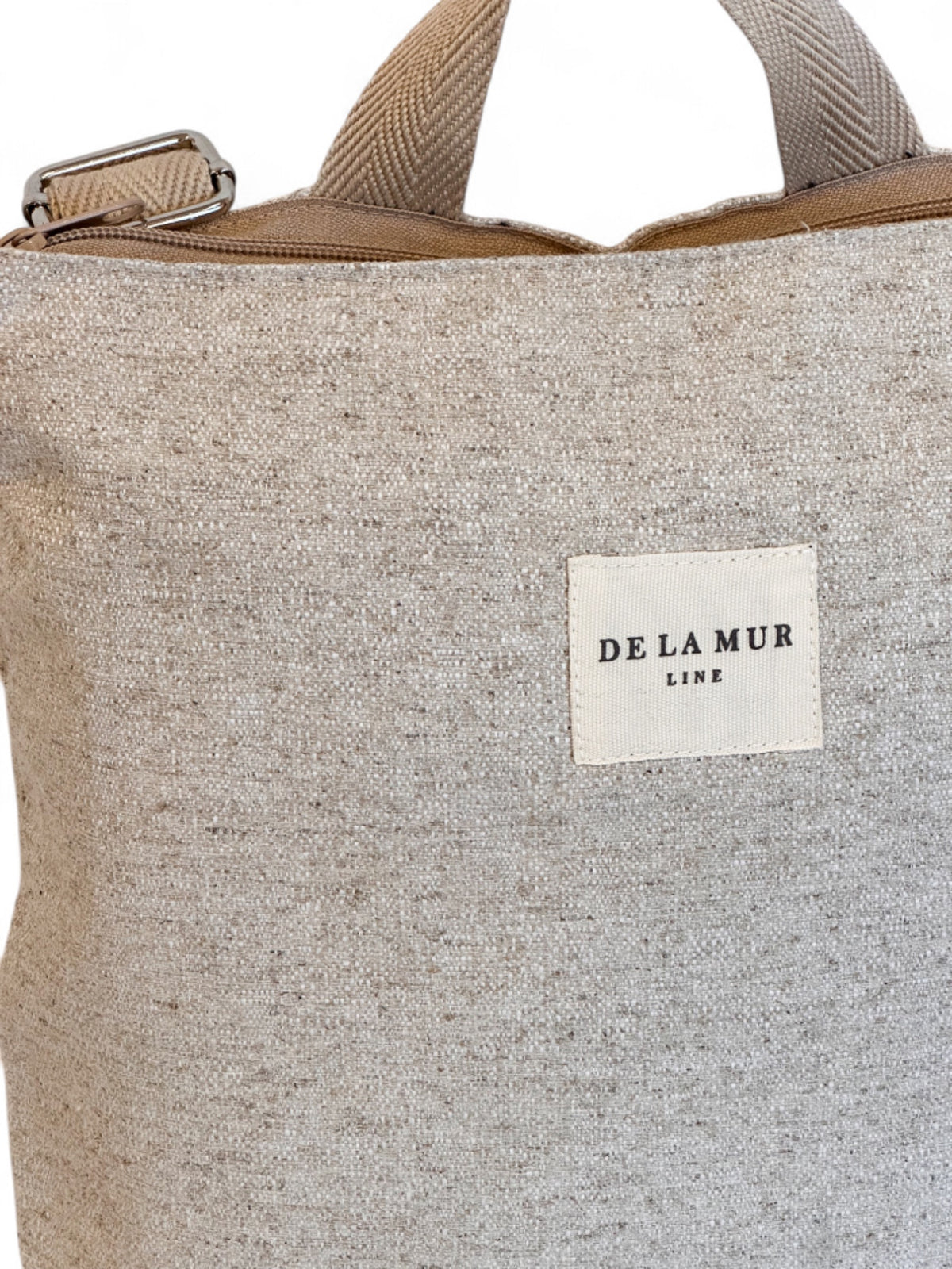 Floral Jacquard Backpack – Beige (Blum)