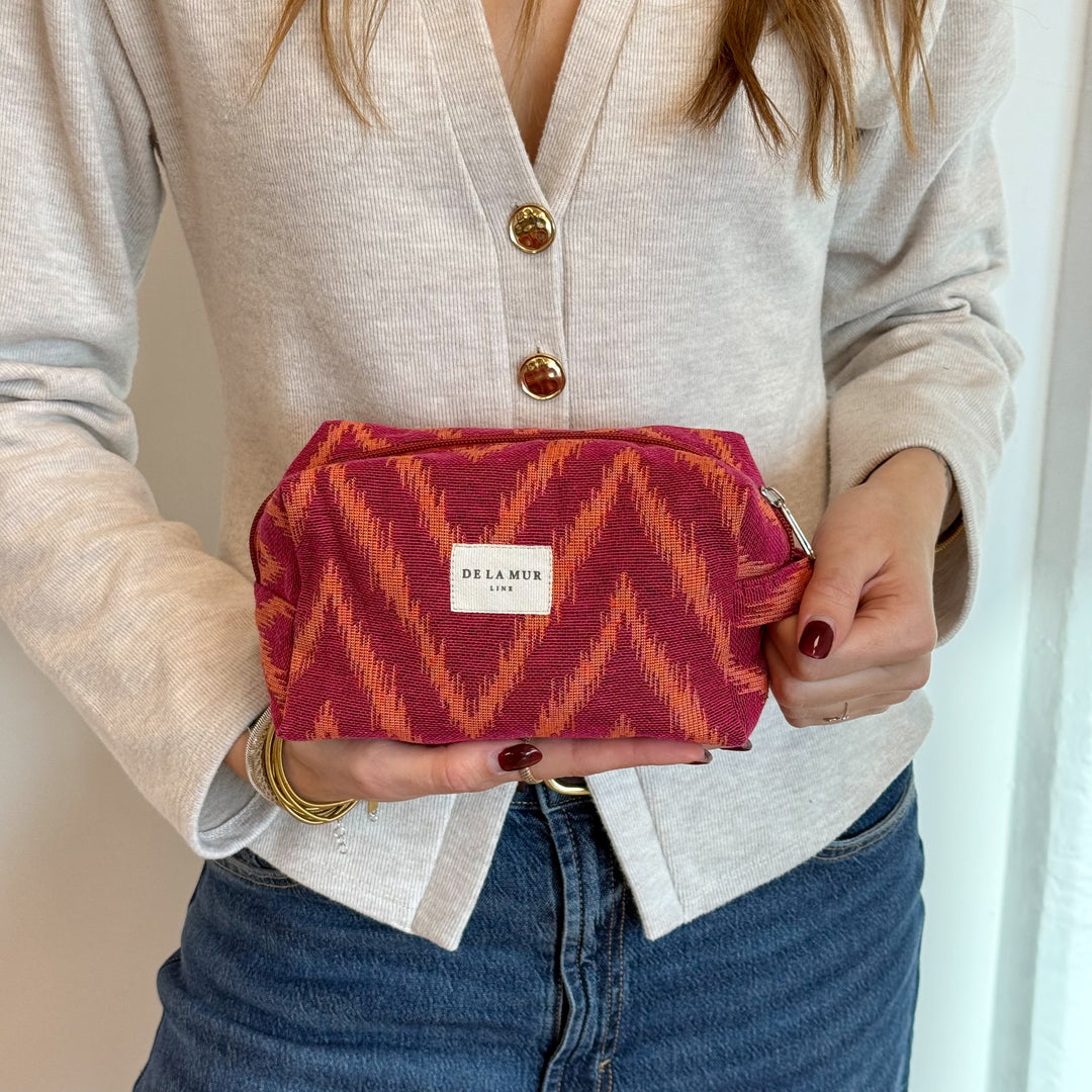 Squared Makeup Bag Fuego