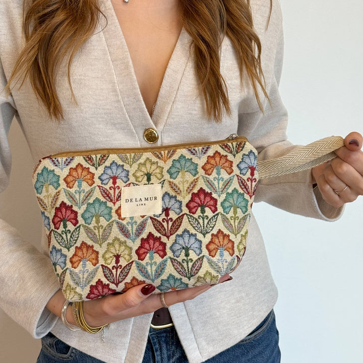 Large Makeup Bag Flora