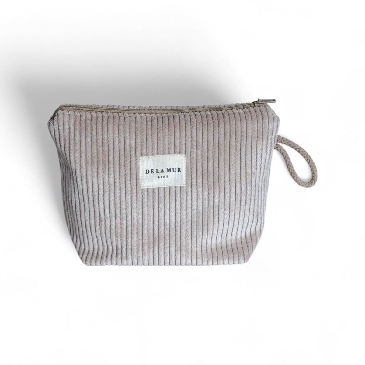 Corduroy Small Makeup Bag – Beige (Tofe)