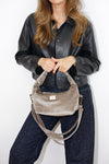 Velvet Medium Evening Bag – Chocolate Brown (Choco)