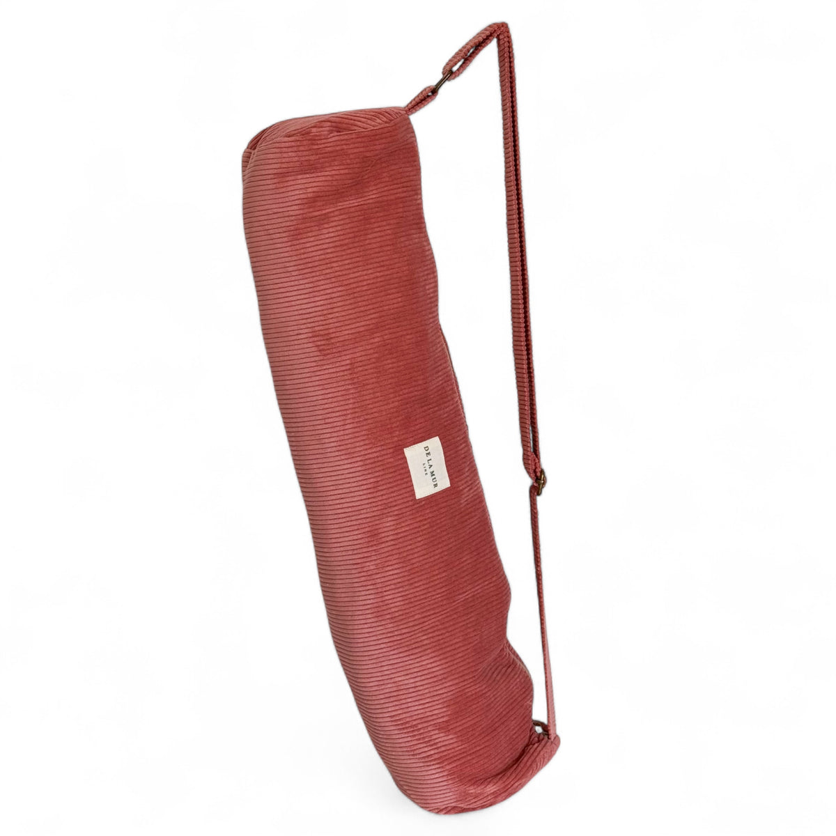 Corduroy Yoga Mat Bag – Coral Pink (Coral)